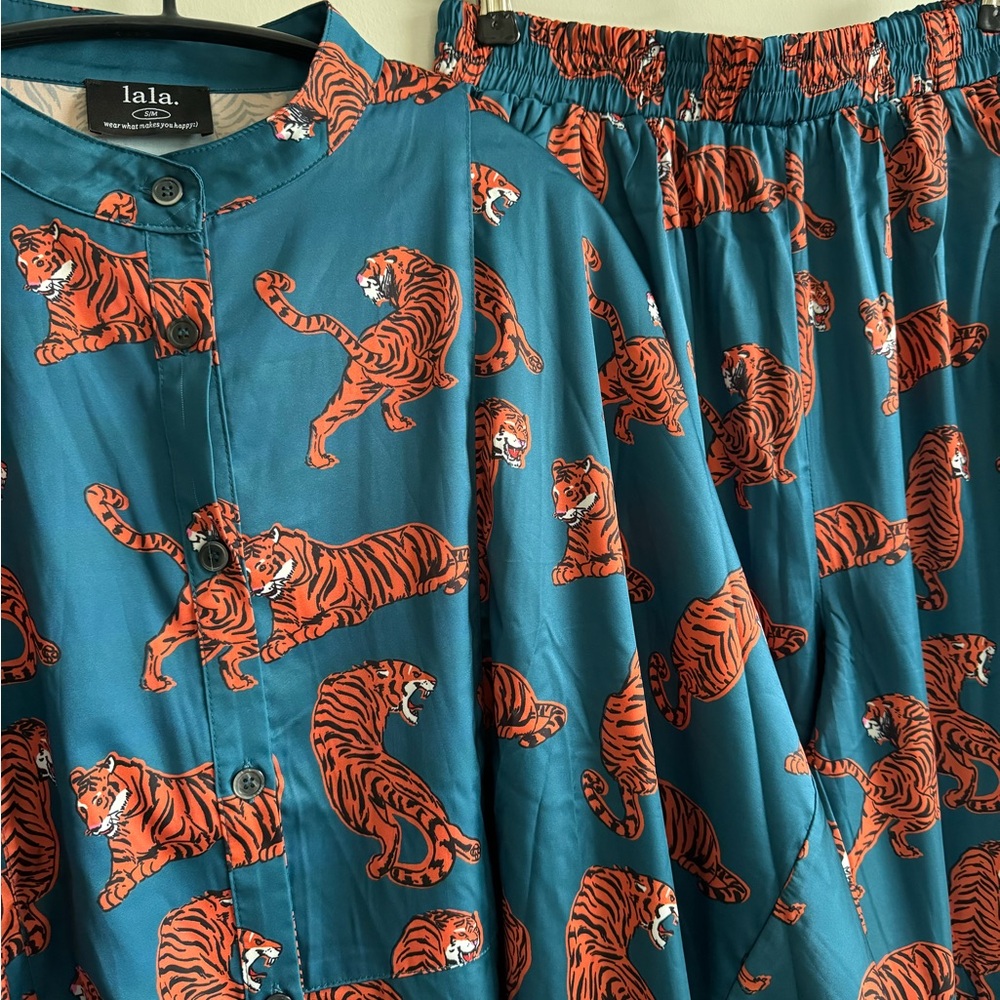 LaLa Satin Playsuites/size S/M Like new